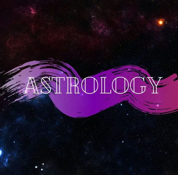 starry sky and text astrology