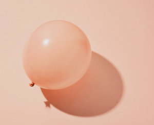 light pink balloon