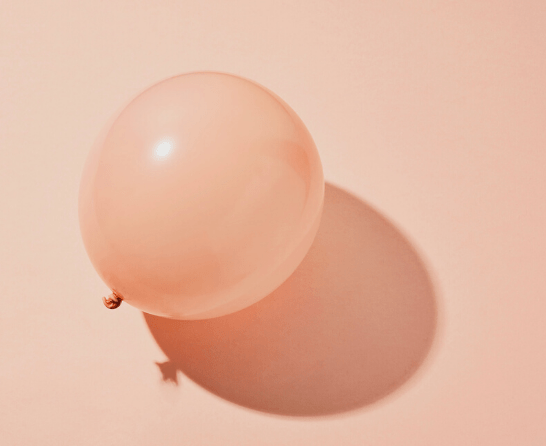light pink balloon