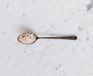 spoon with salt
