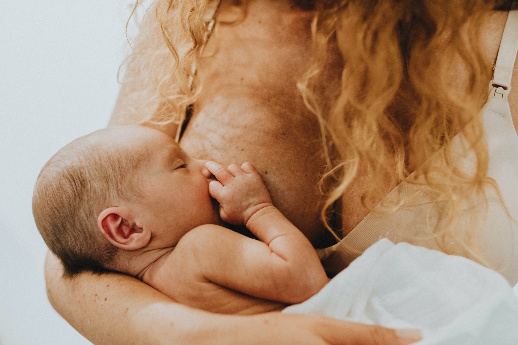 woman breast-feeding