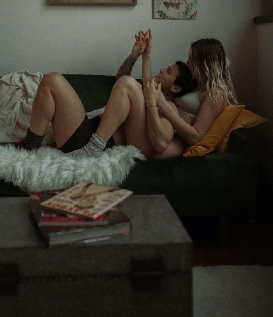 women laid on the sofa to illustrate how to increase libido in women