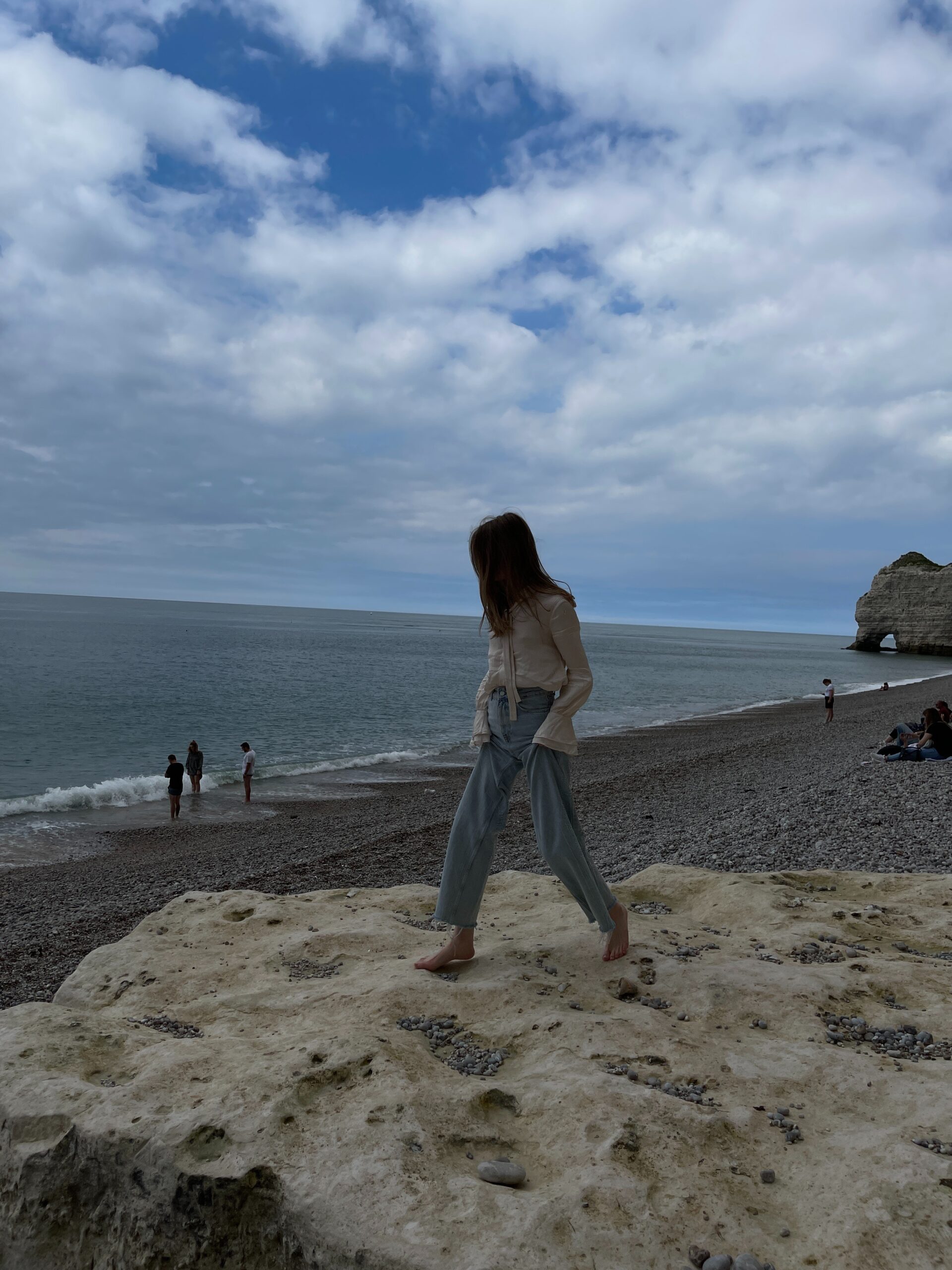 women by the beach